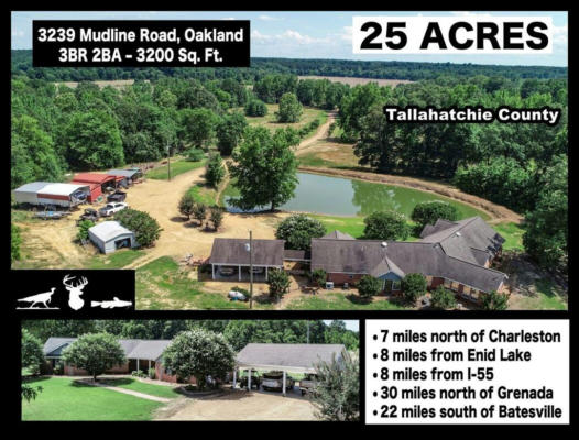3239A MUDLINE ROAD - TALLAHATCHIE COUNTY, OAKLAND, MS 38948 - Image 1