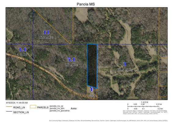 00 CLIFF FINCH RD, PANOLA CO, WATER VALLEY, MS 38965 - Image 1